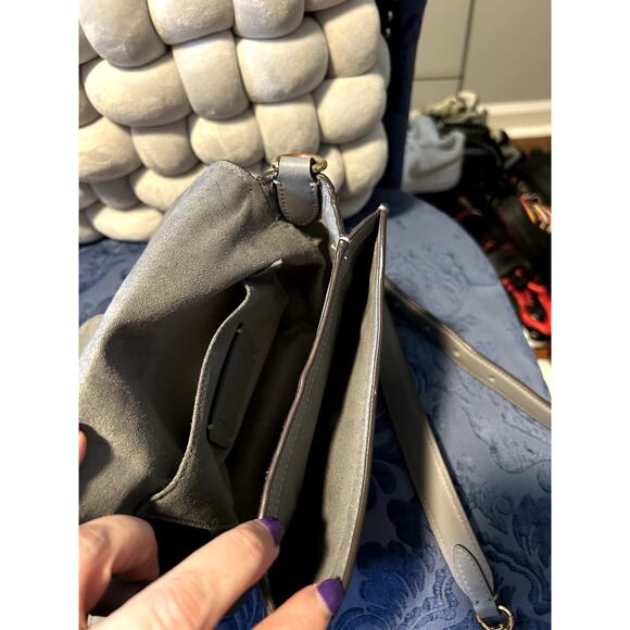 Coach Morgan Saddle Bag Granite Grey CF316 - Picture 9 of 9